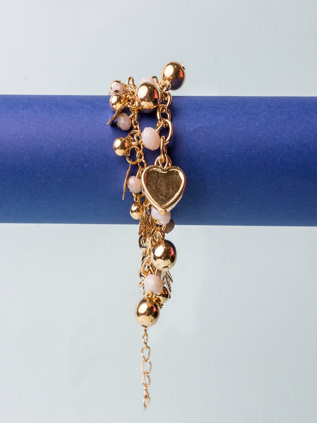 

Jewelz Women Gold-Toned Charm Bracelet