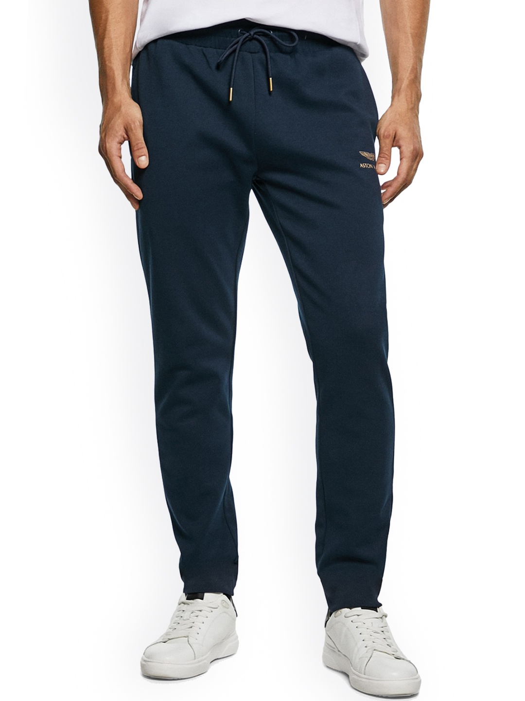 

HACKETT LONDON Men Navy Blue Cotton Joggers