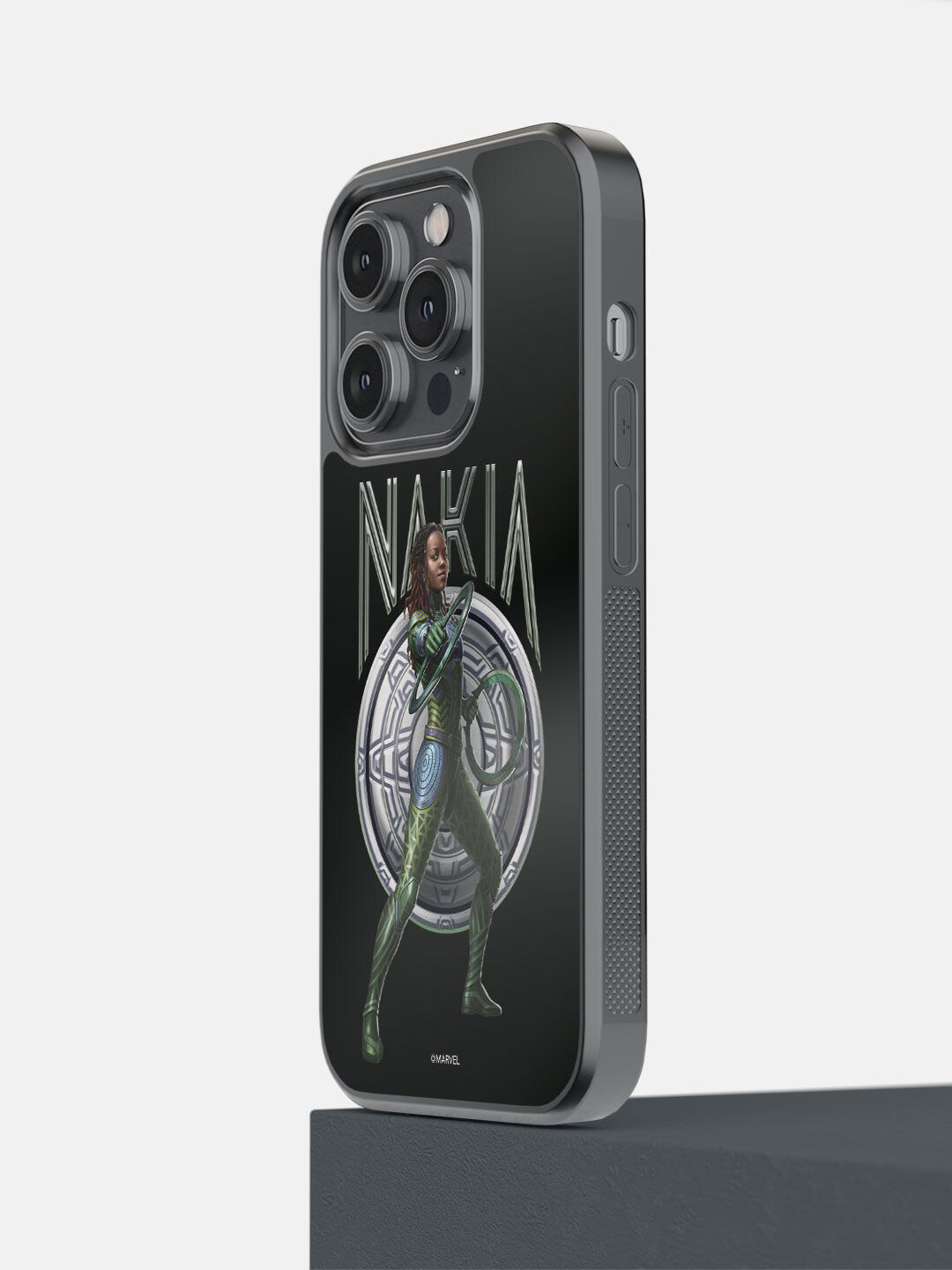 

macmerise Black Wakanda Forever Nakia Pose Printed iPhone 14 Bumper Case