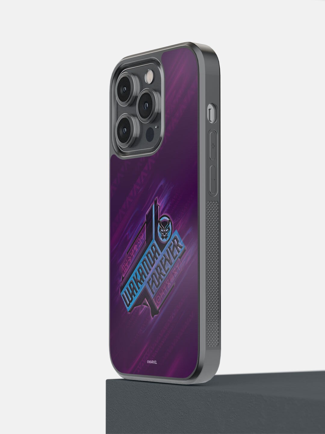 

macmerise Purple Printed iPhone 14 Pro Bumper Back Case