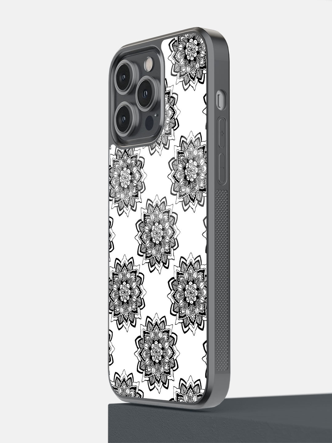

macmerise White & Black Printed iPhone 14 Pro Max Back Case