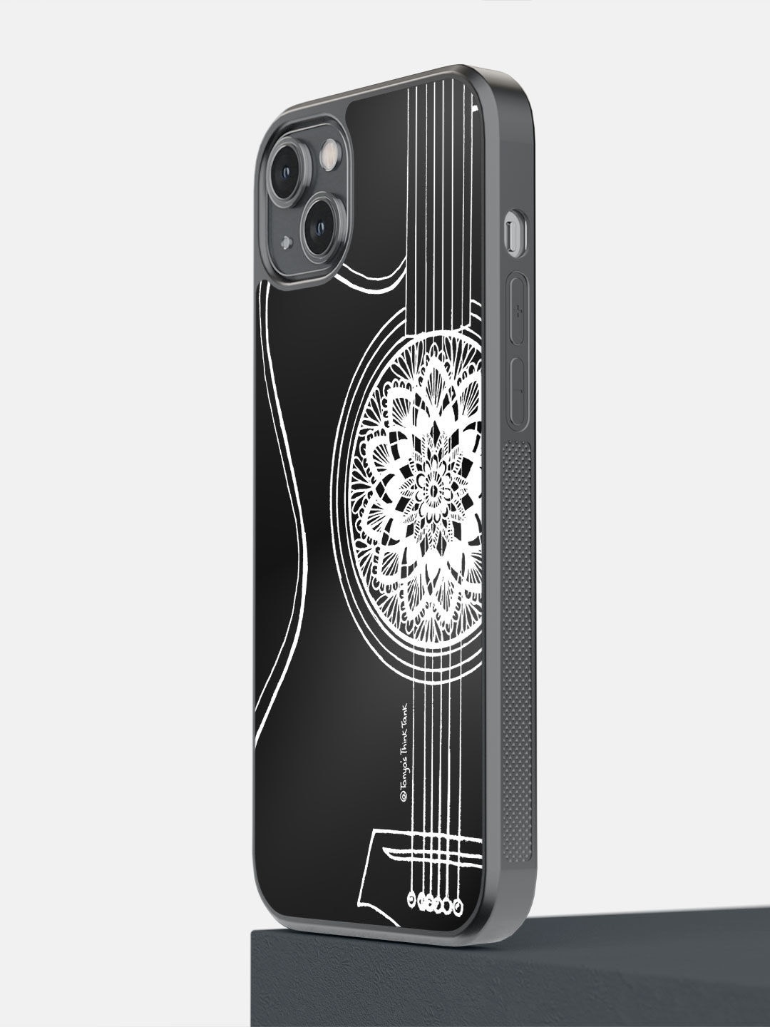 

macmerise Black & White Guitar iPhone 14 Plus Back Case