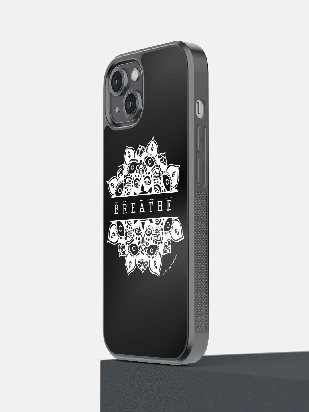 

macmerise White & Black Breathe Printed iPhone 14 Bumper Case