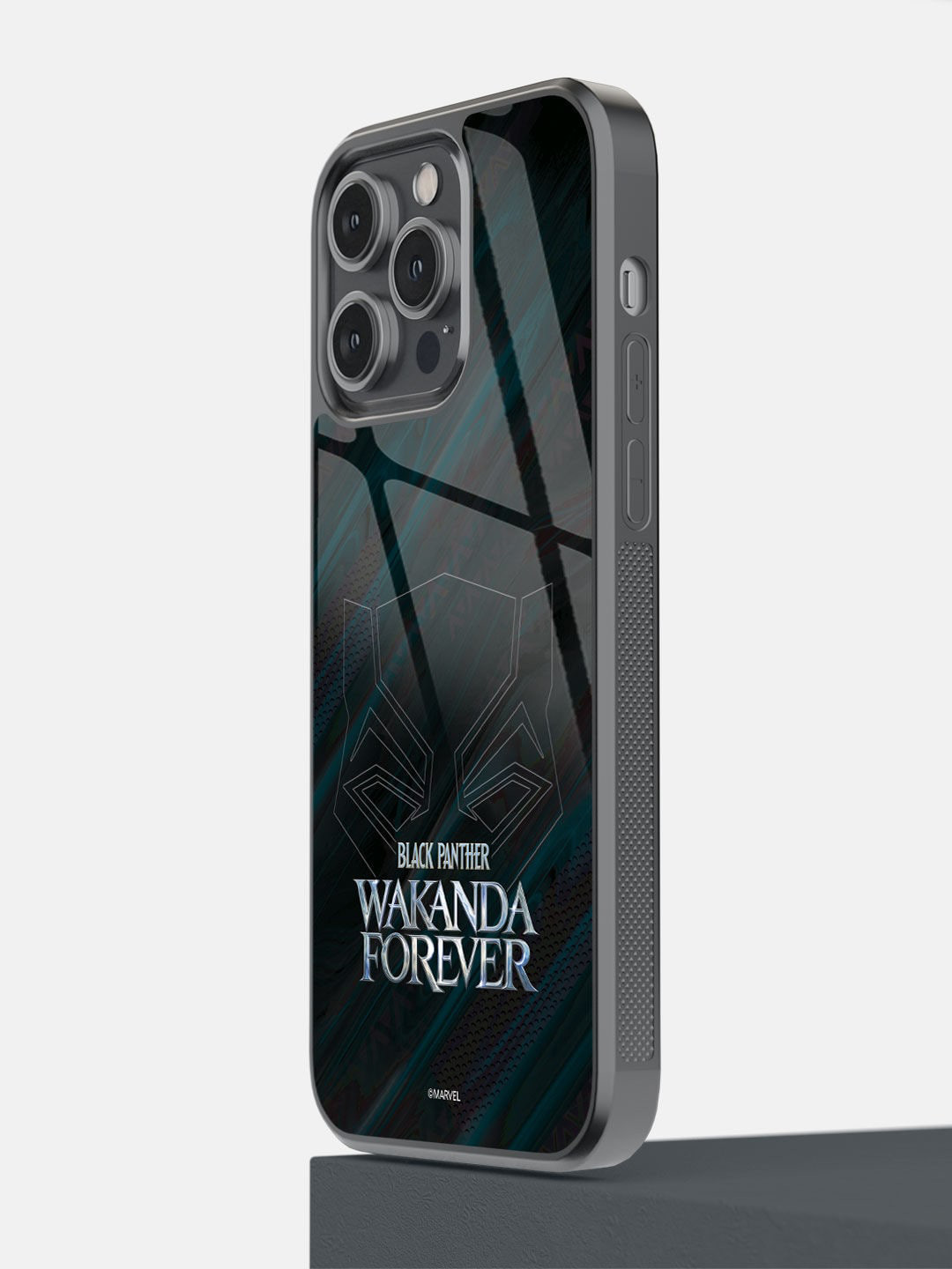 

macmerise Black & Green Wakanda Forever Logo Design iPhone 14 Pro Max Bumper Case