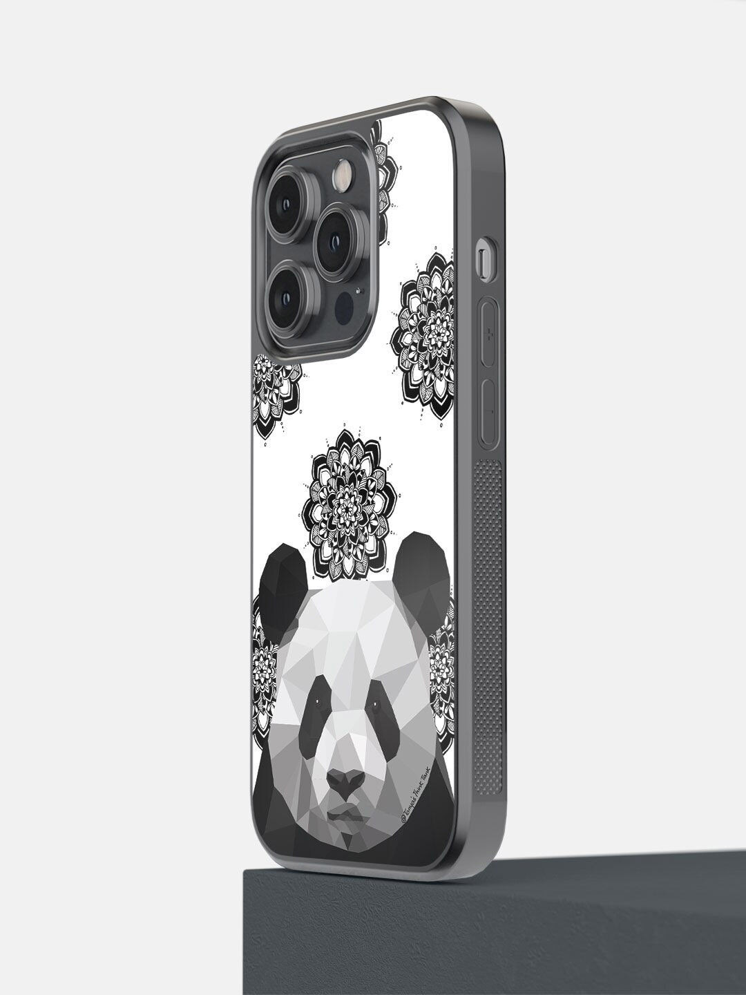 

macmerise Black & White Printed iphone14 Pro Bumper Case