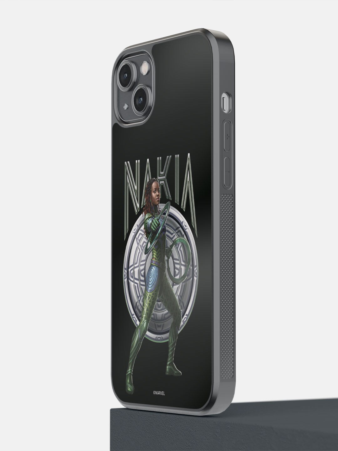 

macmerise Black Printed iPhone 14 Plus Bumper Back Case