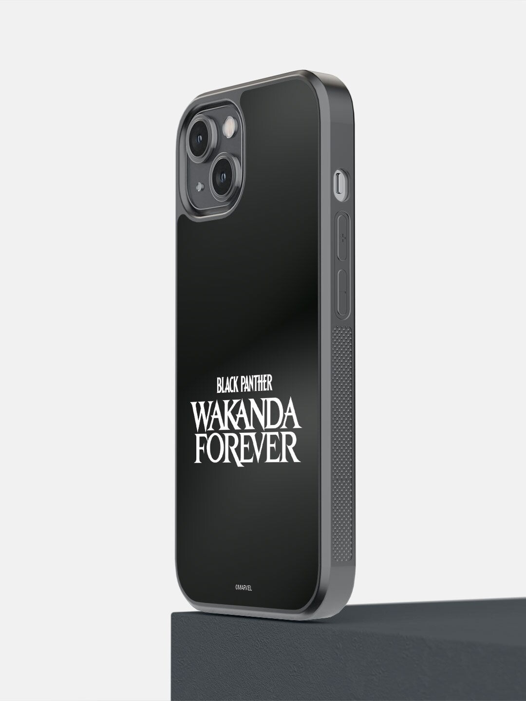 

macmerise Black & White Wakanda Forever Logo Design iPhone 14 Bumper Case
