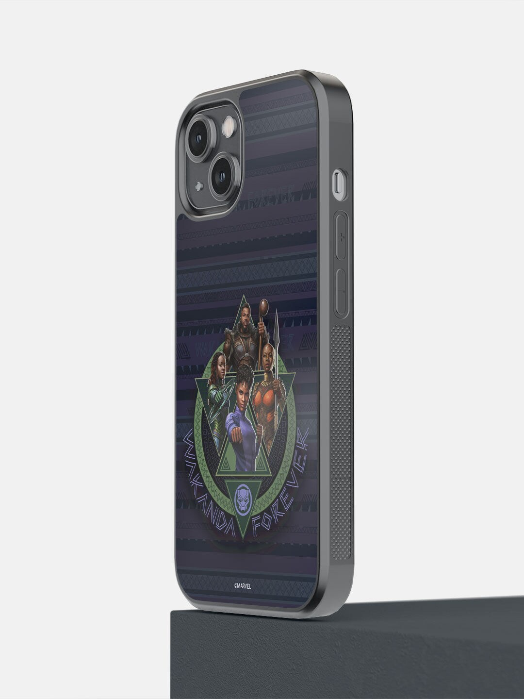

macmerise Purple Printed iPhone 14 Bumper Back Case