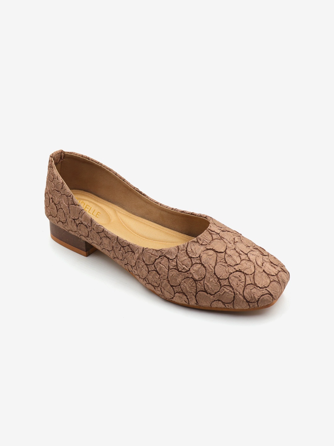 

Gibelle Women Brown Printed Ballerinas Flats