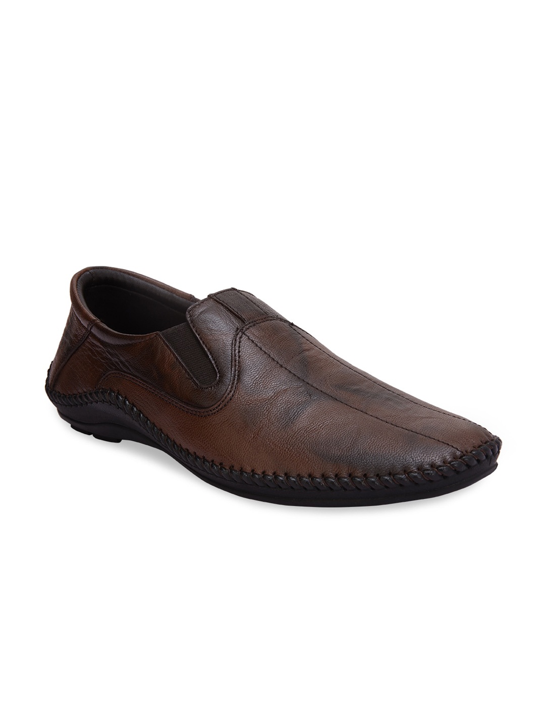 

Regal Men Brown Leather Loafers