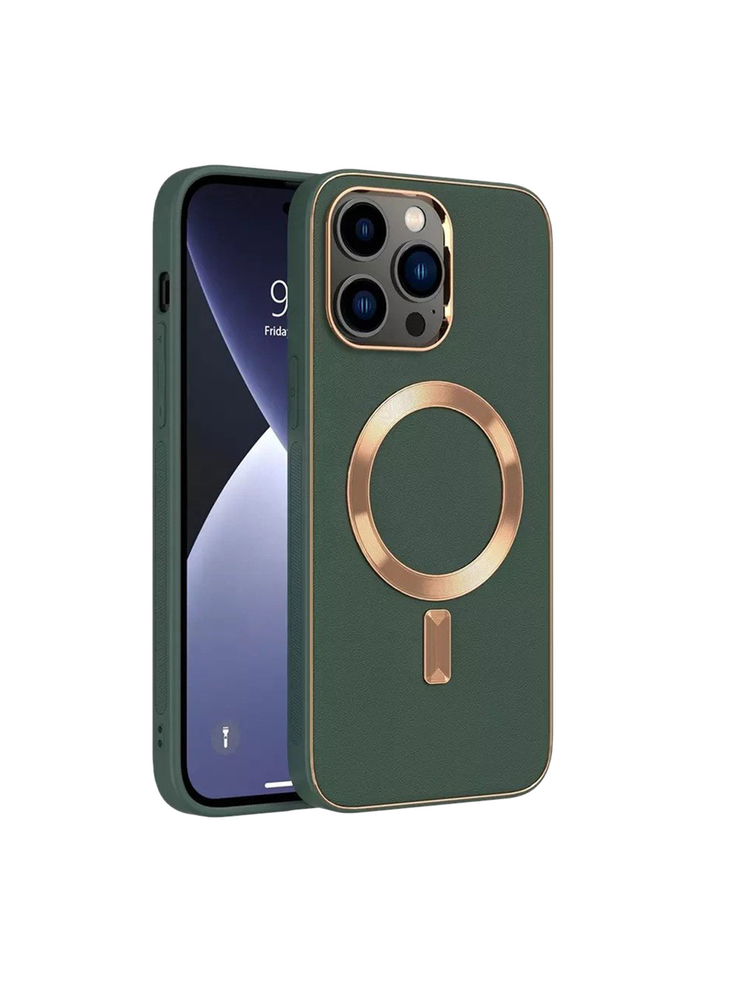 

Karwan Green iPhone 11 Pro Leather Phone Back Cover