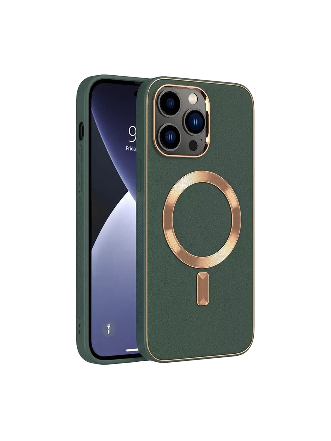 

Karwan Green iPhone 11 Pro Max Leather Phone Back Cover