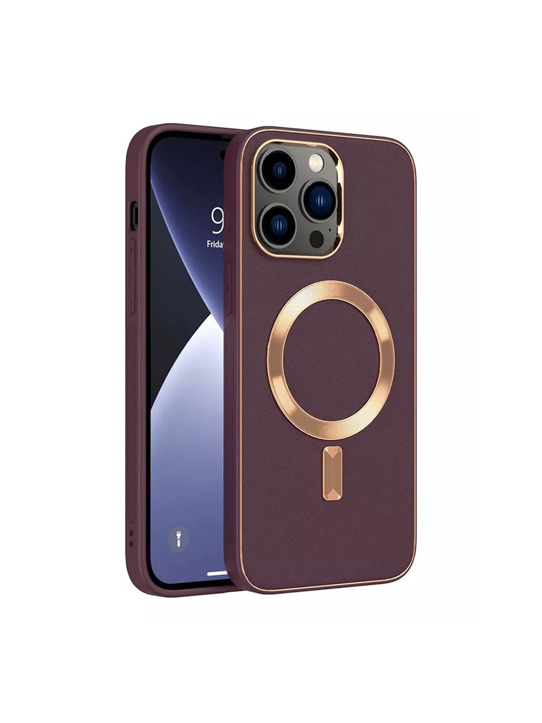 

Karwan Red Leather iPhone 11 Pro Max Phone Back Cover
