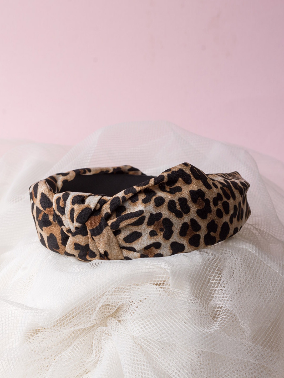 

Jewelz Women Brown & Beige Printed Hairband