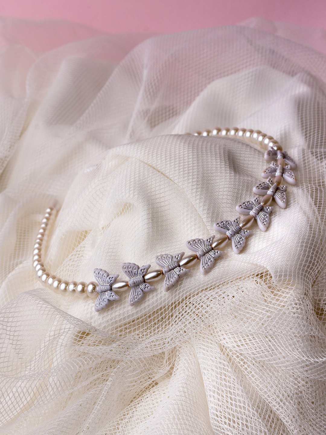 

Jewelz Women White Embellished Hairband