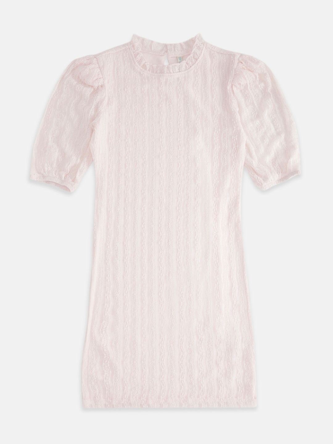 

Pantaloons Junior Girls Pink Cotton A-Line Dress