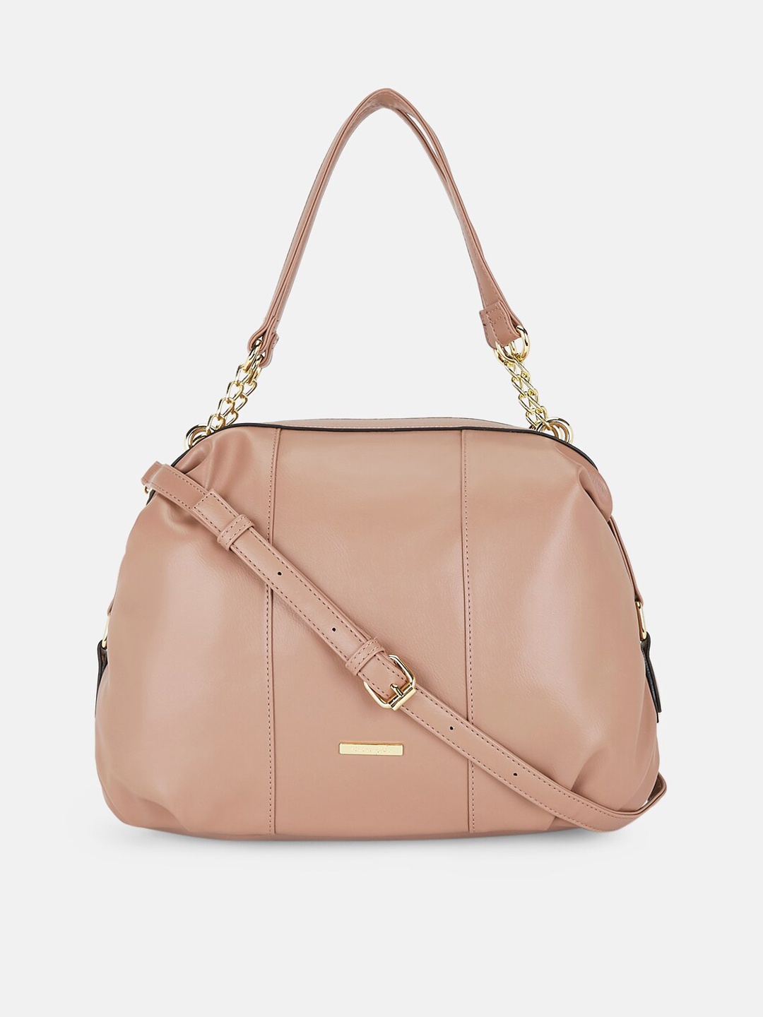 

Forever Glam by Pantaloons Pink Structured Handheld Bag