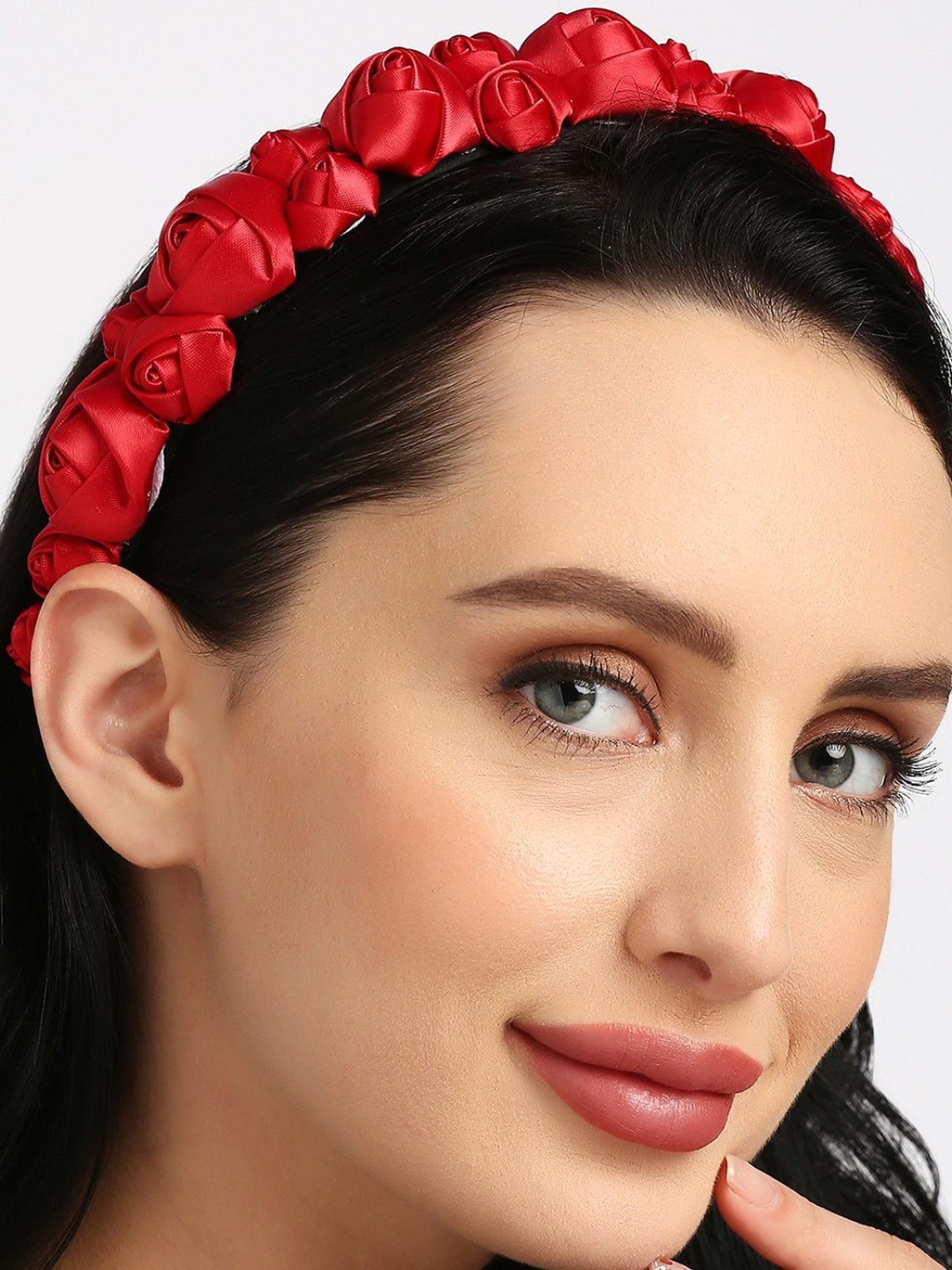 

OOMPH Women Red Embellished Hairband