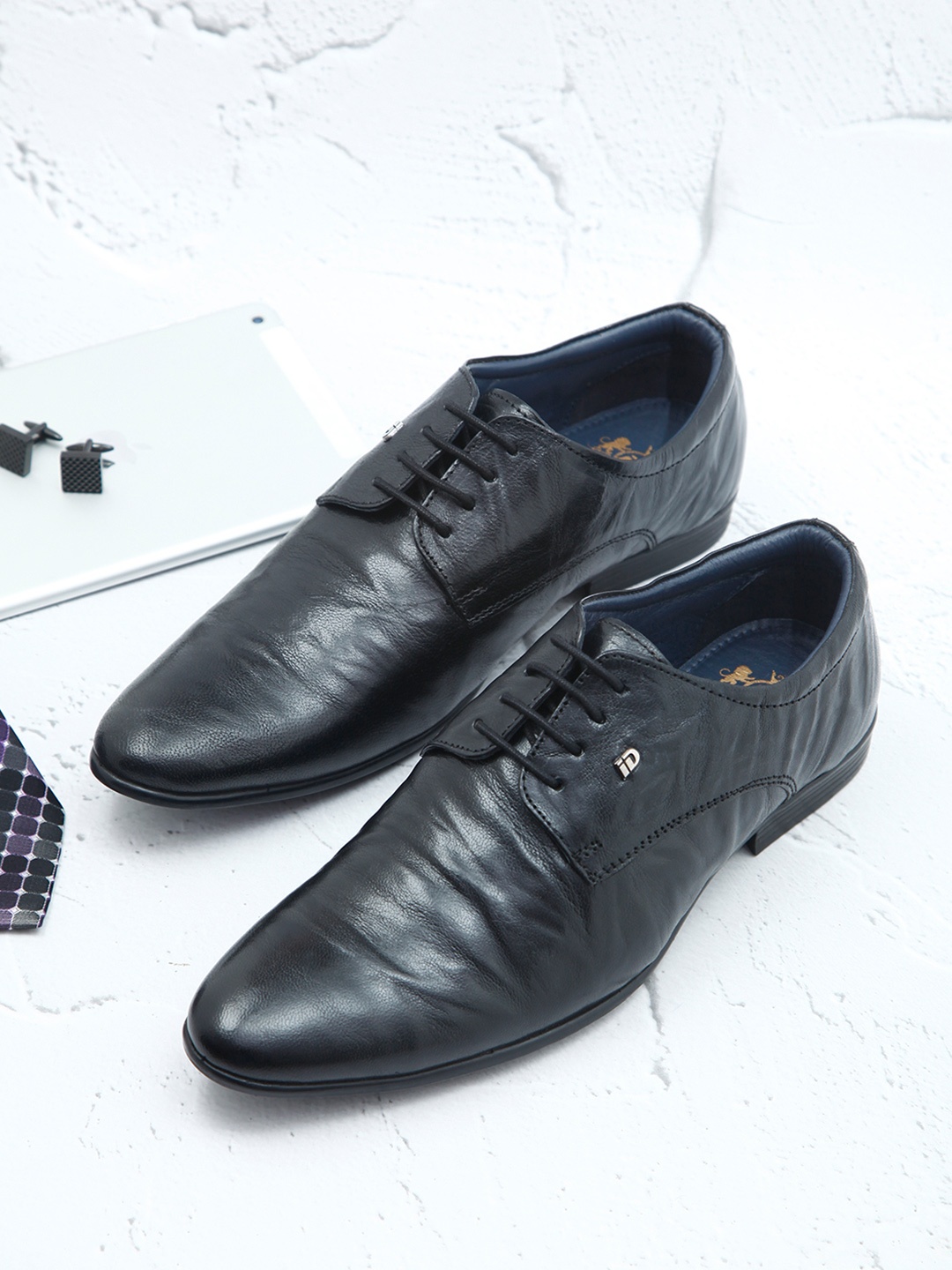 

ID Men Black Formal Derbys