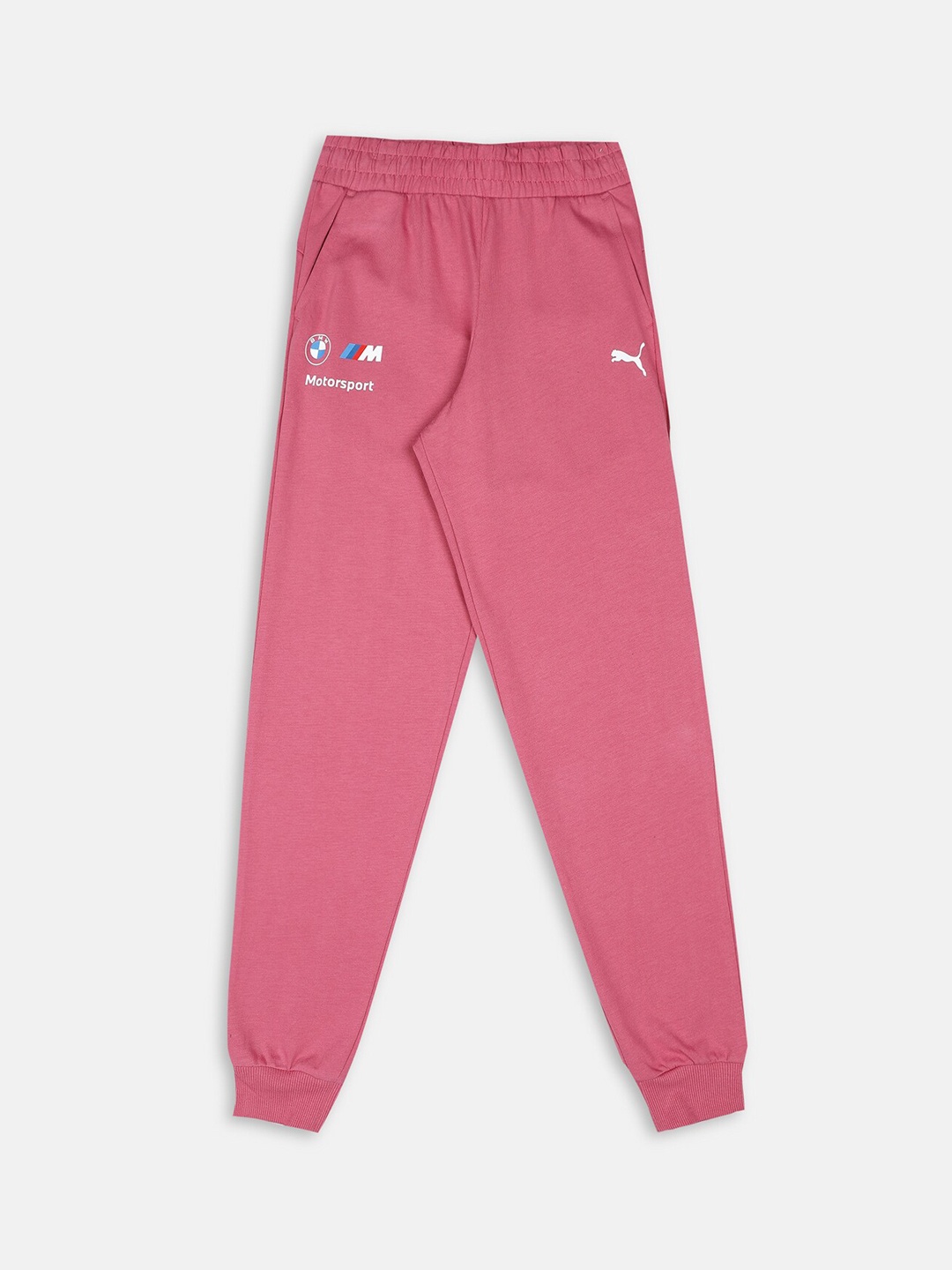 

PUMA Motorsport Kids Regular Fit Jersey Cotton Pant, Pink