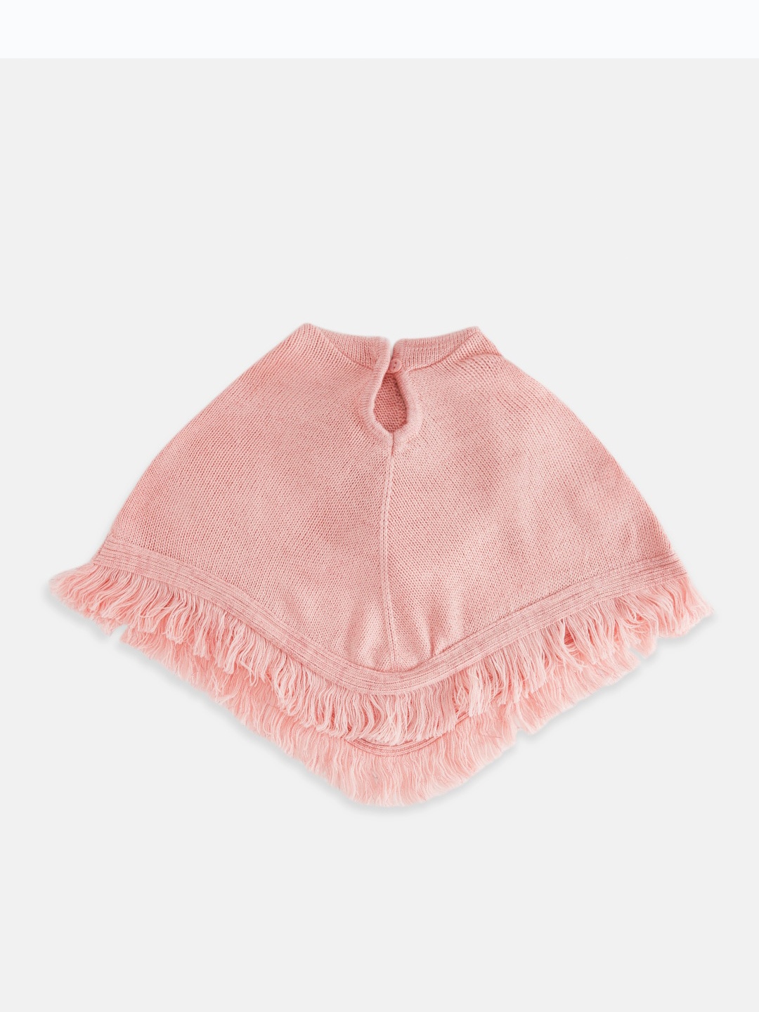 

Pantaloons Junior Girls Pink Acrylic Poncho