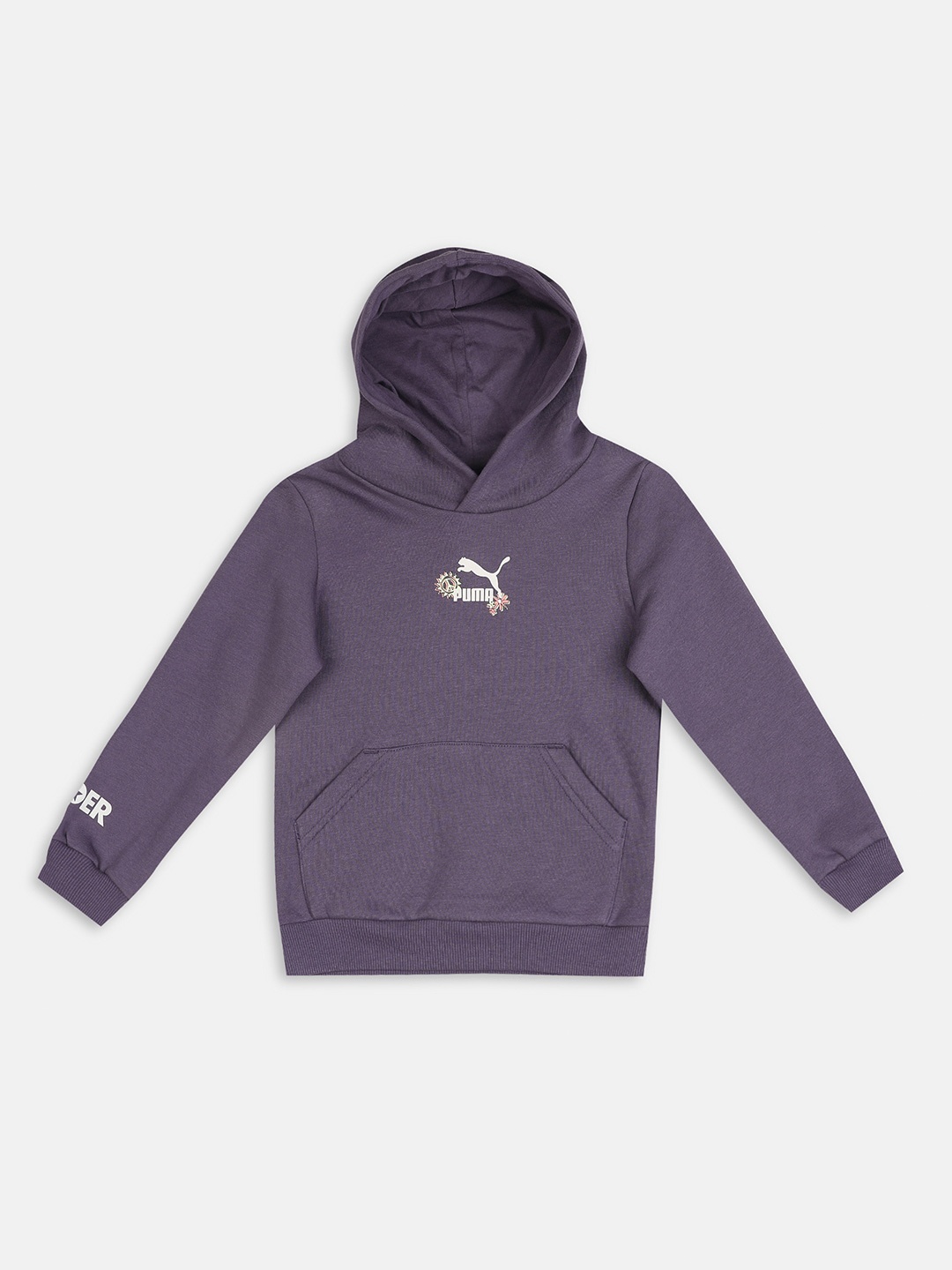 

Puma Kids Purple PUMA x 1DER KL Rahul Feel Good Youth Printed Hooded Sweatshirt