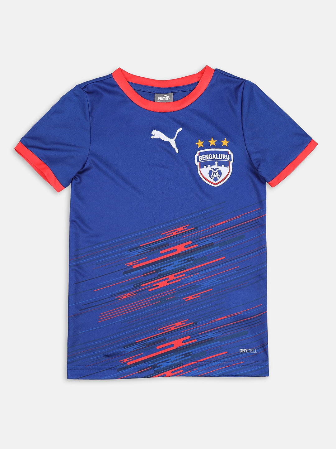 

Puma Kids Blue & Red Bengaluru FC Home Player Jersey B Printed T-shirt