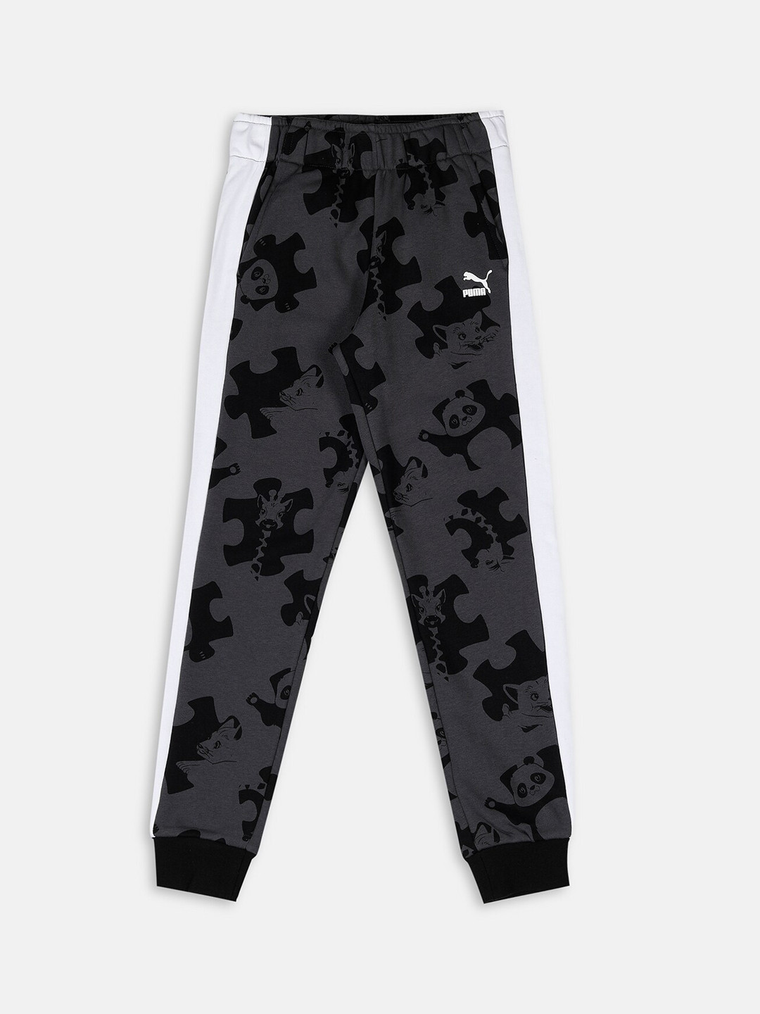 

Puma Kids Grey & Black Paw T7 Pant