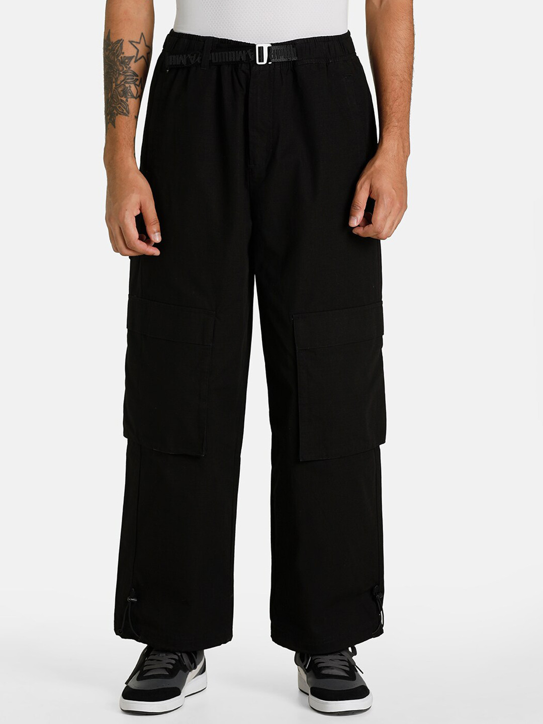 

Puma Men Black PUMA x P A M Cargo Pant