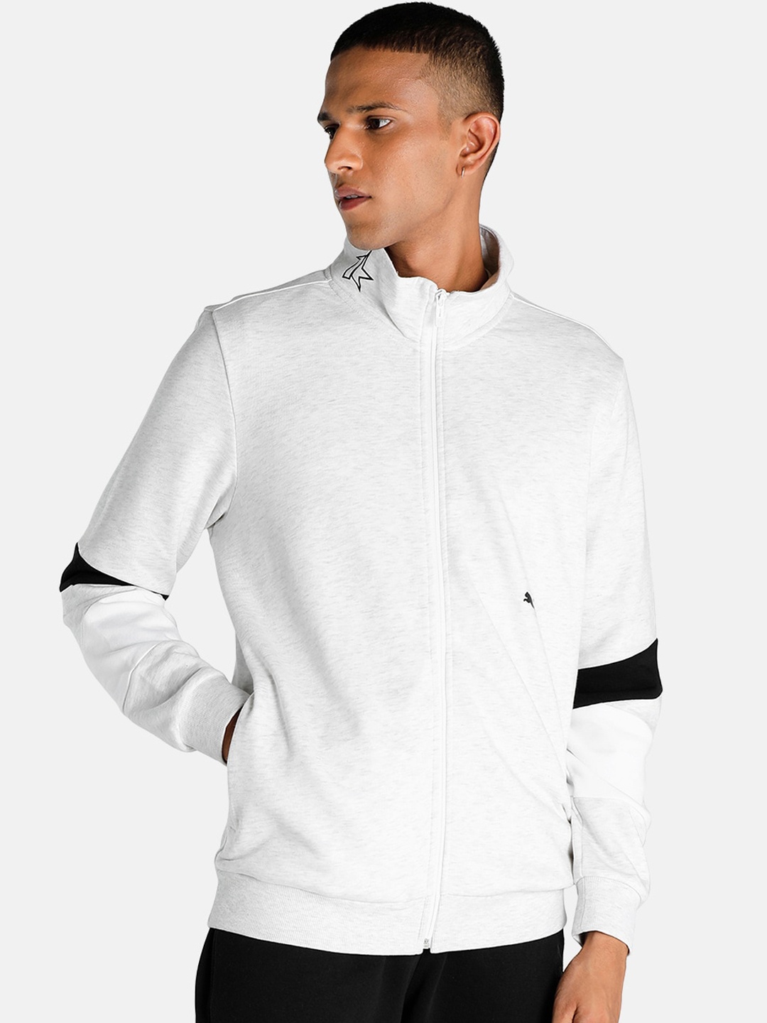 

Puma Men Regular Fit Outdoor Sporty Jacket, White