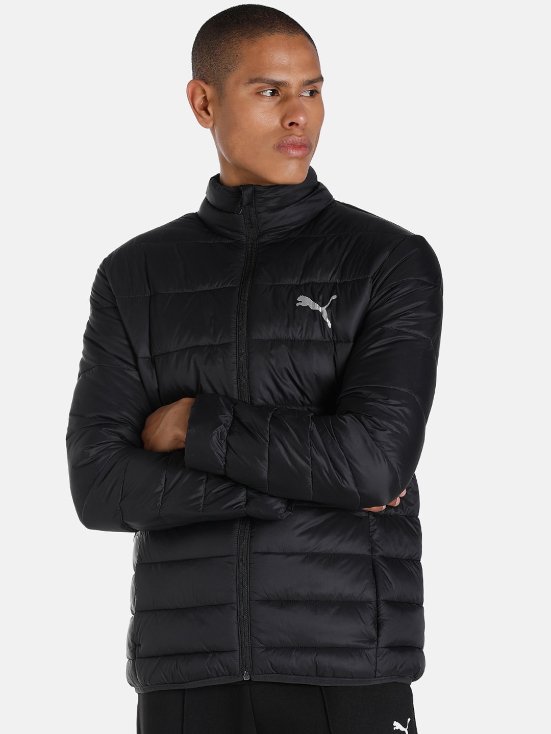 

Puma Men Black Outdoor Puffer Jacket