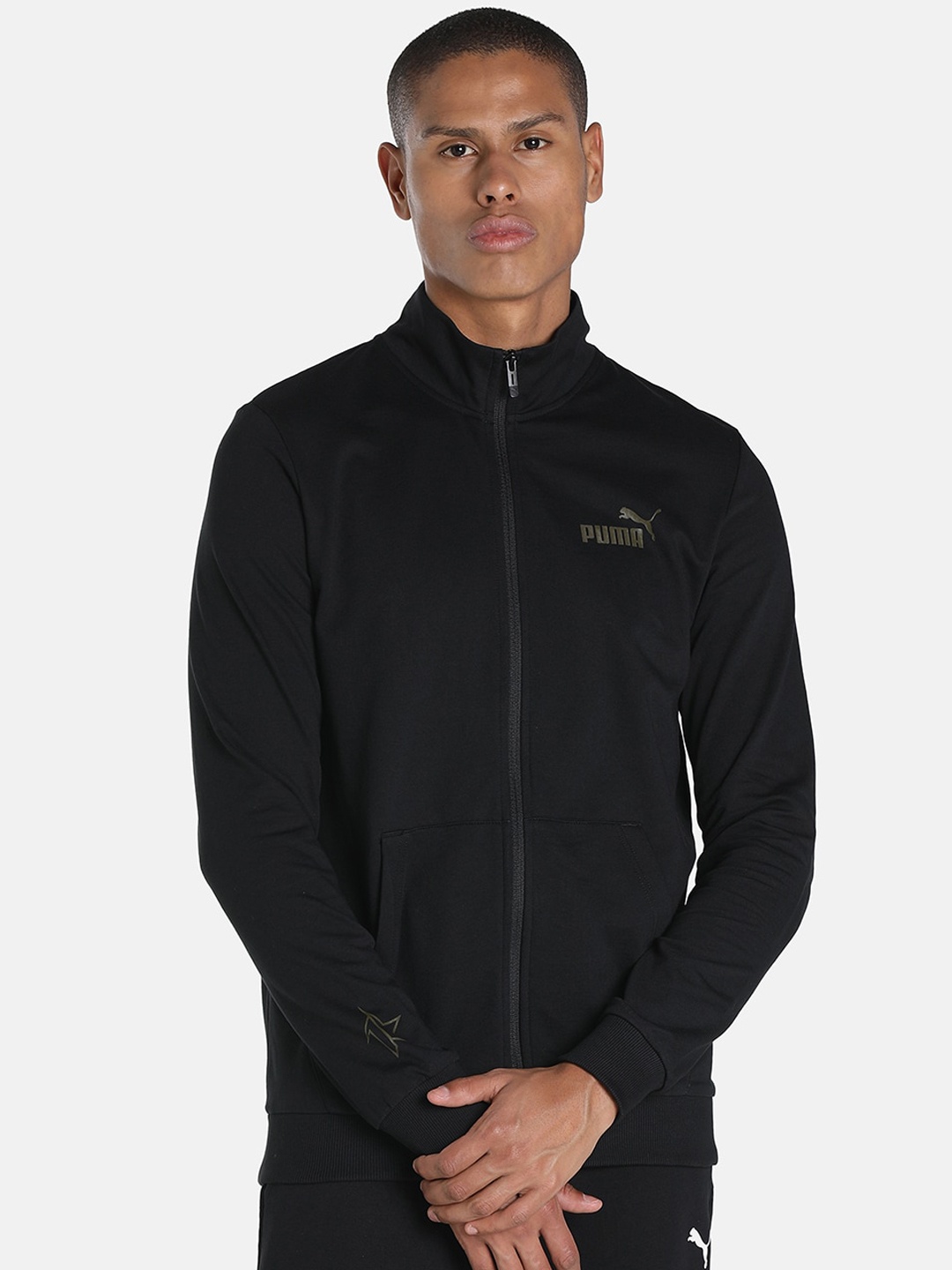 

Puma Men Black Outdoor Slim Fit Sporty Jacket