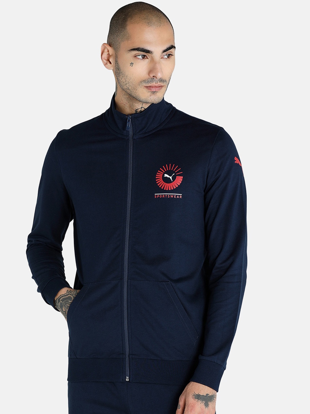 

Puma Men Navy Blue Outdoor Sporty Jacket