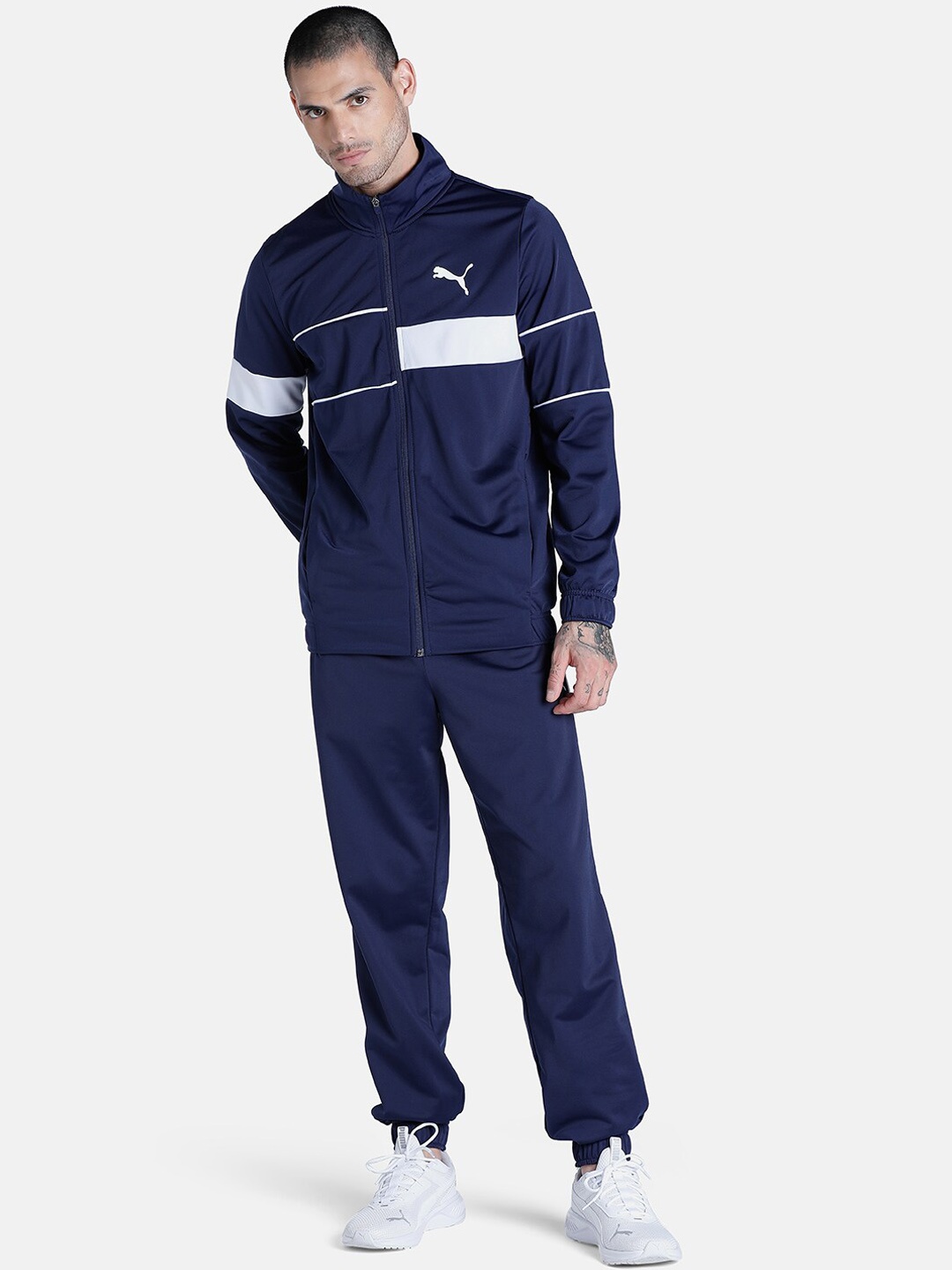 

Puma Men Regular Fit CR Tracksuit, Navy blue
