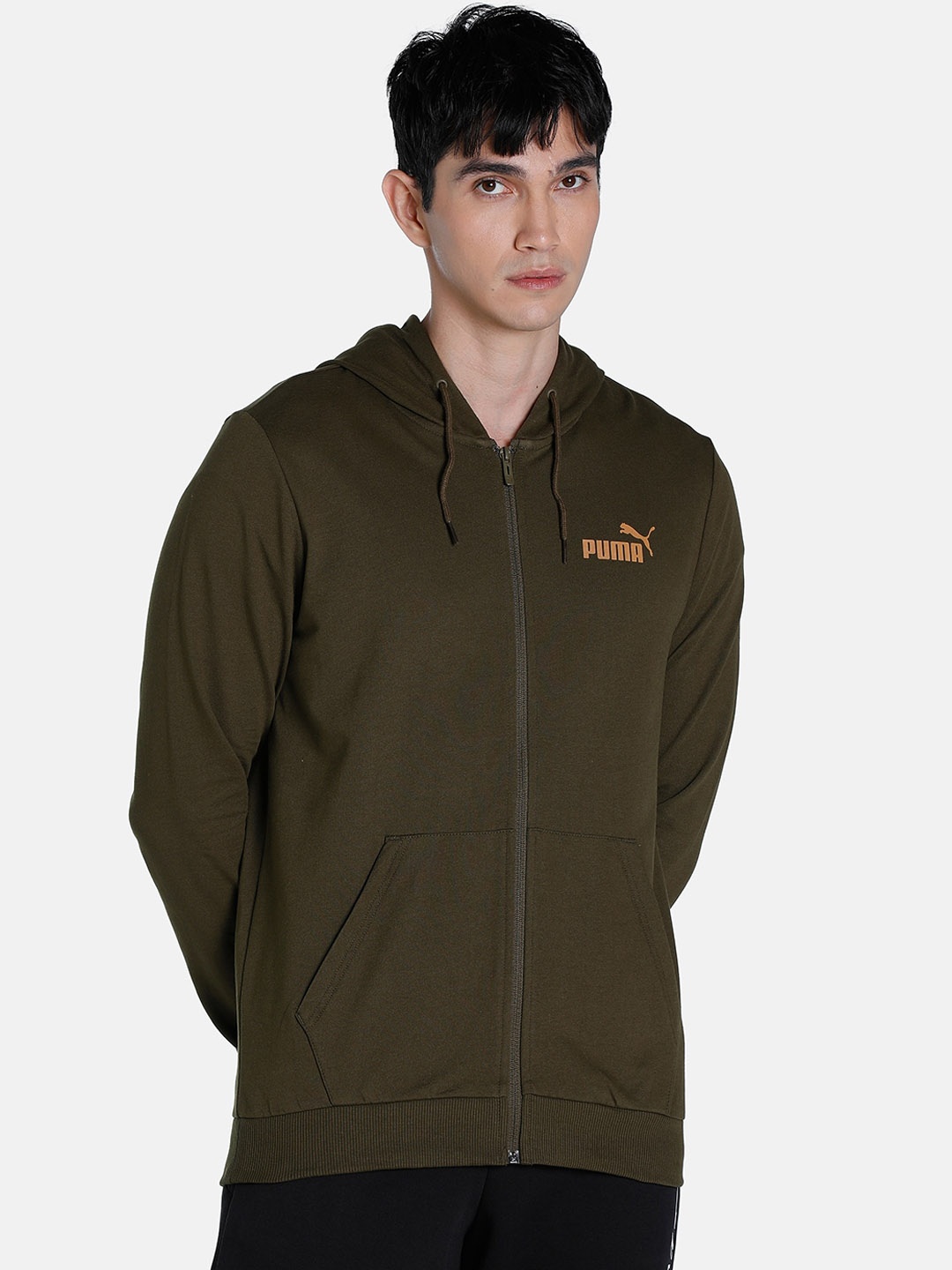 

Puma Men x 1DER KL Rahul Graphic Slim Fit Outdoor Sporty Jacket, Olive