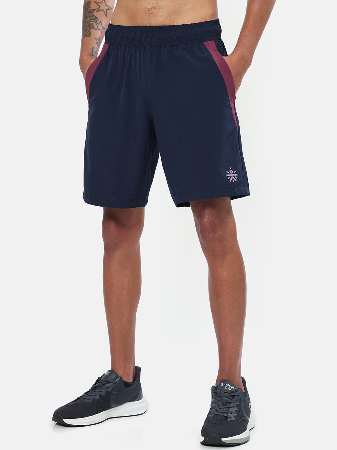 

cultsportone Men Blue Training or Gym Sports Shorts