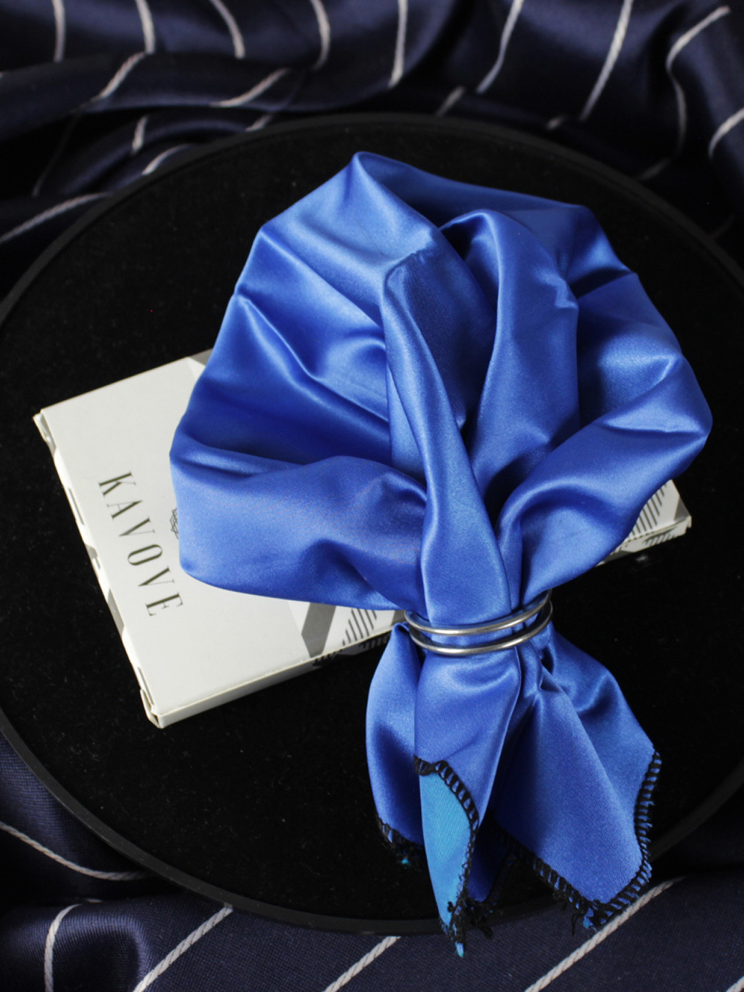 

KOVOVE Blue Pocket Squares