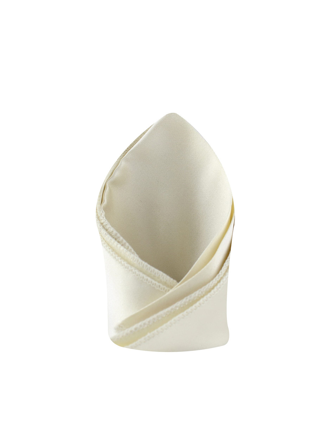 

KOVOVE Men Cream Colored Pocket Square