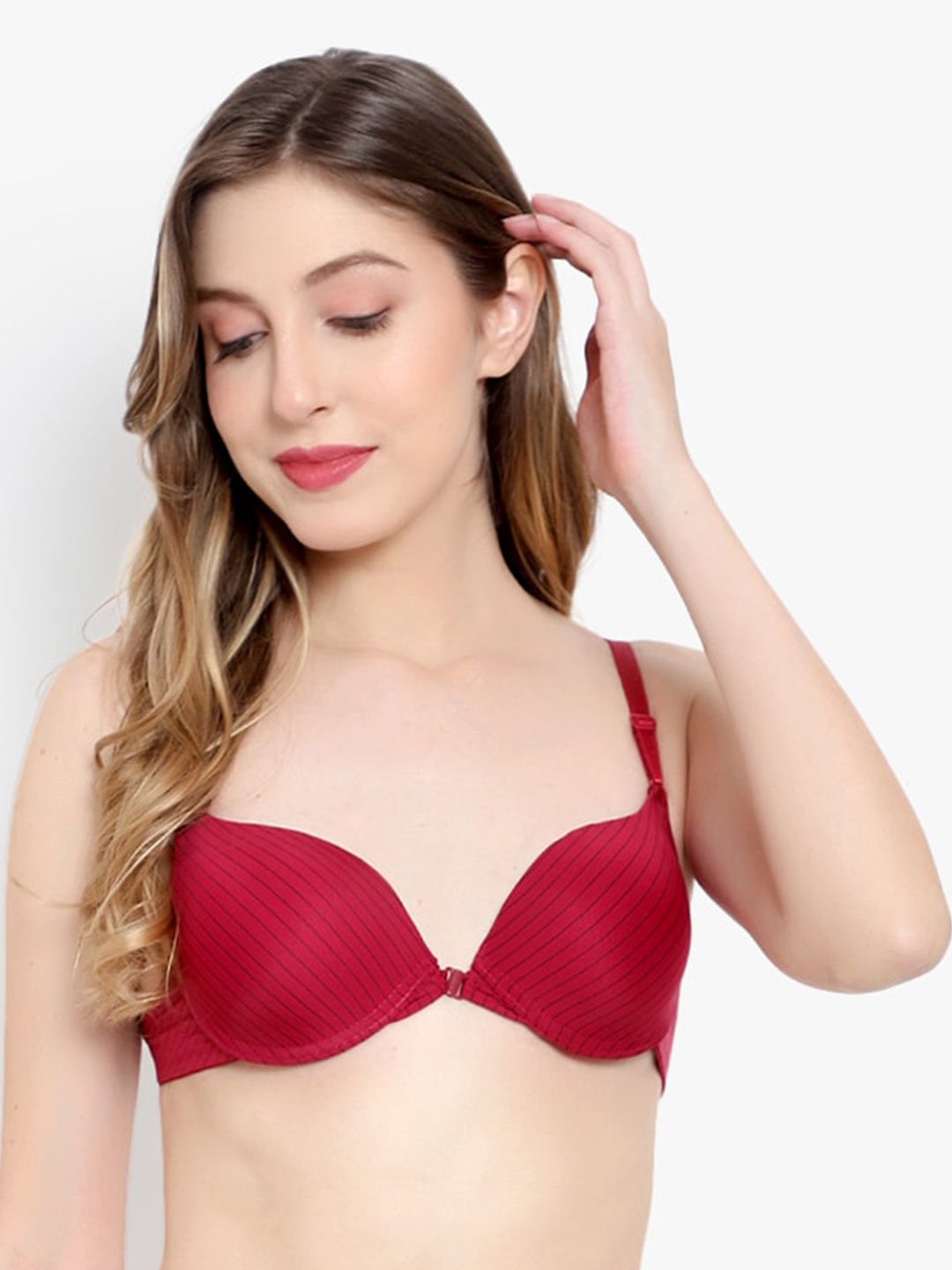 

BRACHY Maroon Underwired Heavily Padded Bra