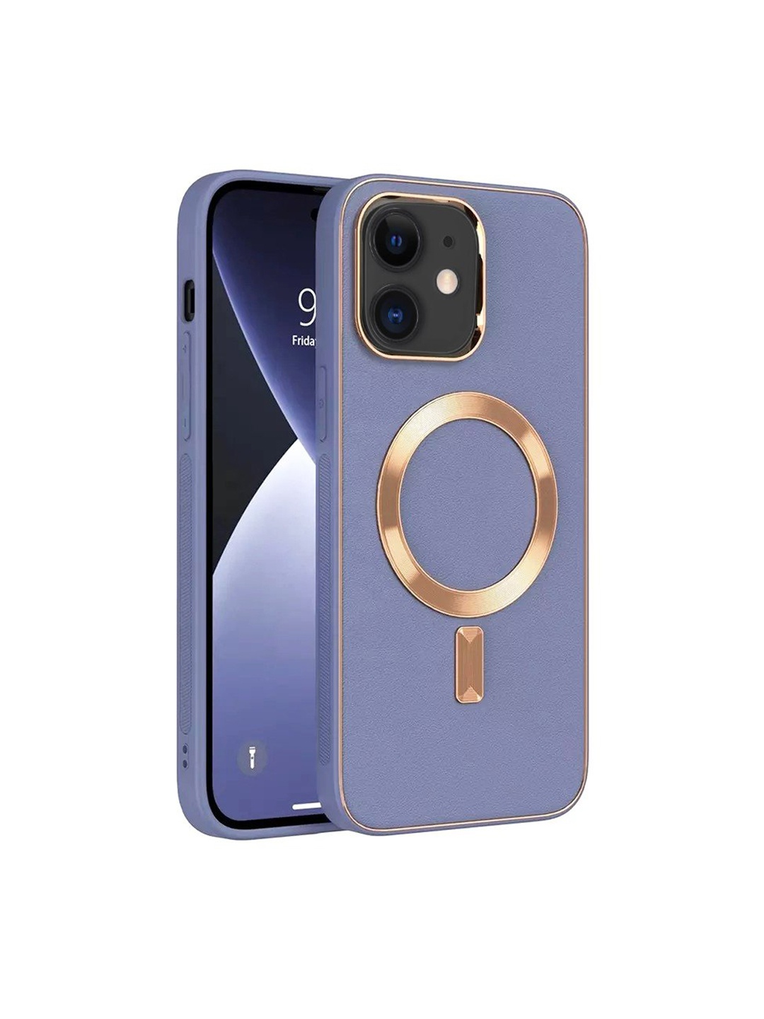 

Karwan Blue iPhone 11 Leather Phone Back Cover