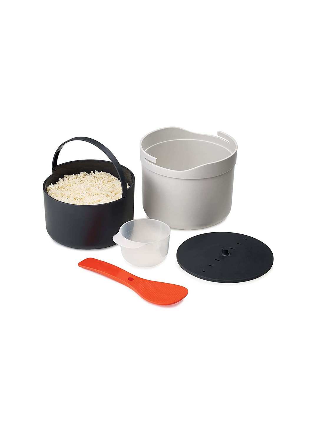 

ZEVORA White Microwave Rice Cooker