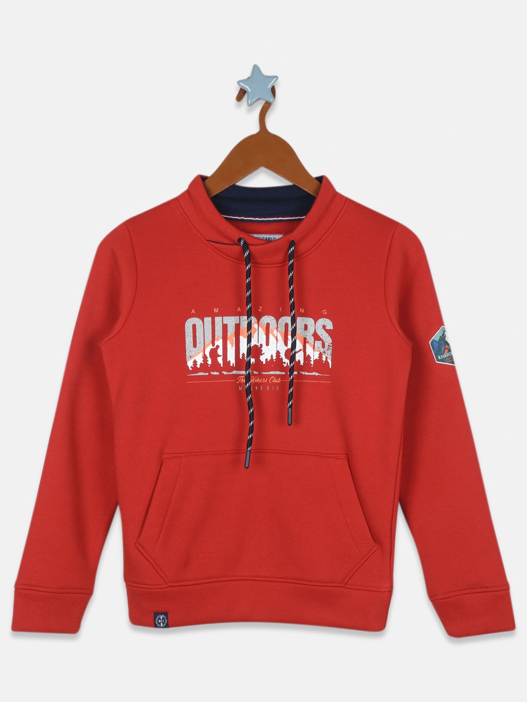 

Monte Carlo Boys Orange Printed Sweatshirt