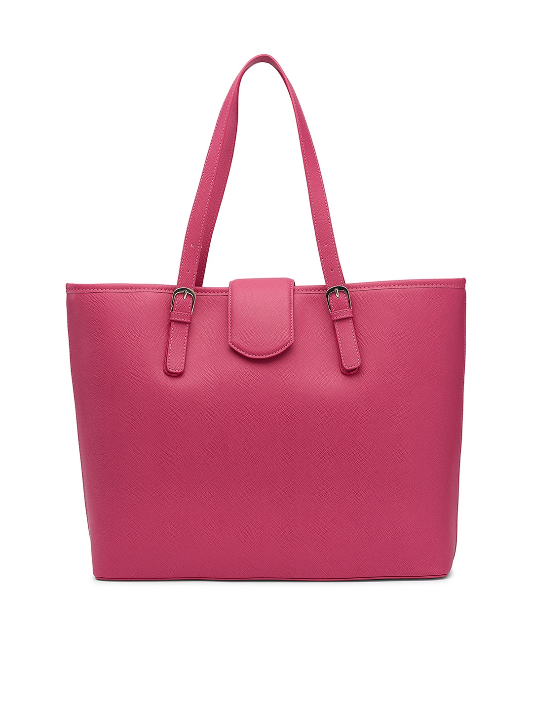

MIRAGGIO Women Solid Oversized Tote Bag, Pink