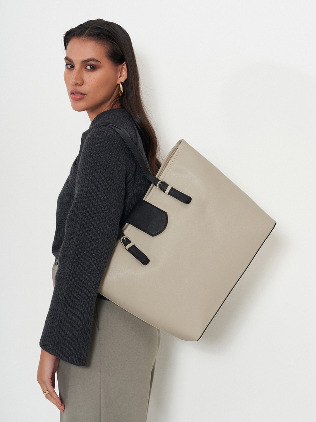 

MIRAGGIO Elsa Beige Tote Bag