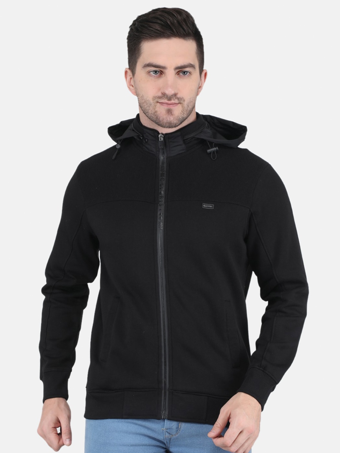 

Monte Carlo Men Black Hooded Sweatshirt