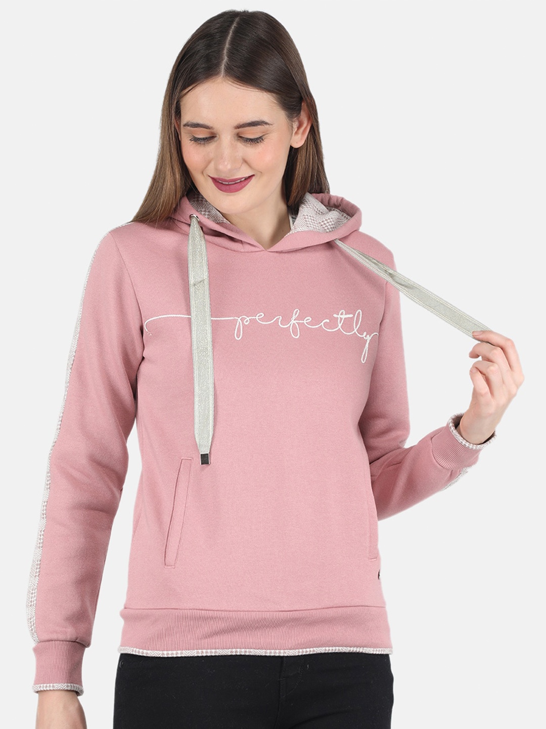 

Monte Carlo Women Pink Printed Sweatshirt