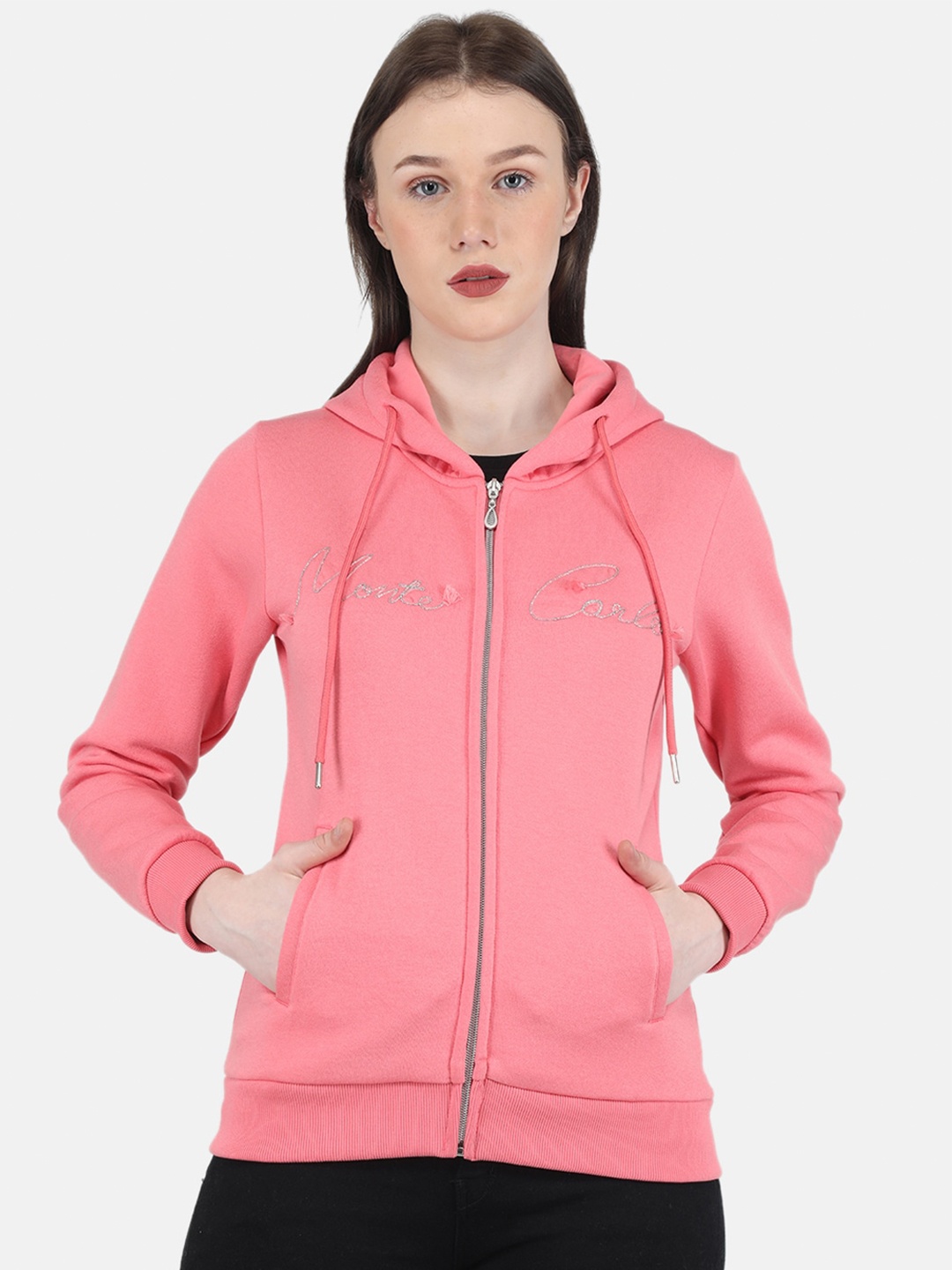 

Monte Carlo Cotton Hooded Sweatshirt, Pink