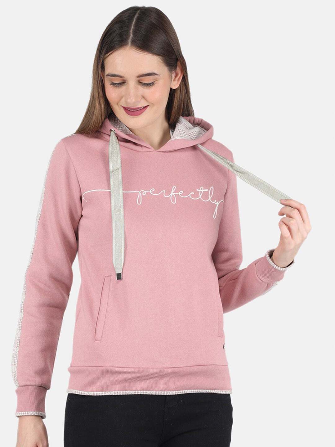 

Monte Carlo Women Pink Printed Sweatshirt