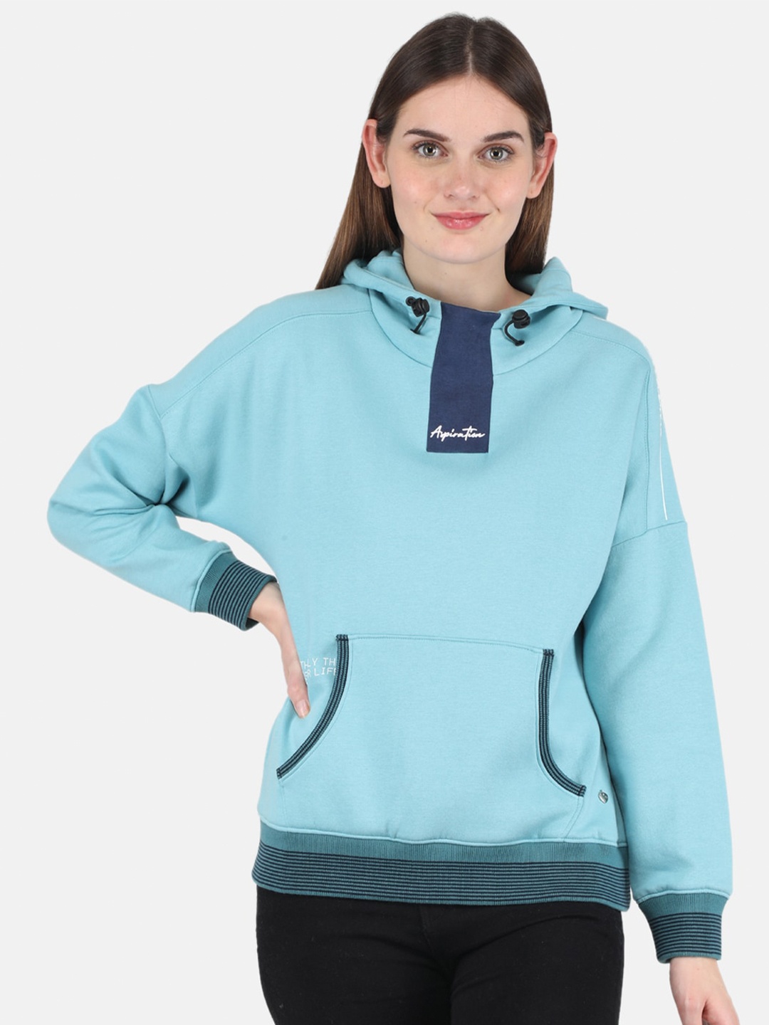 

Monte Carlo Women Blue Sweatshirt