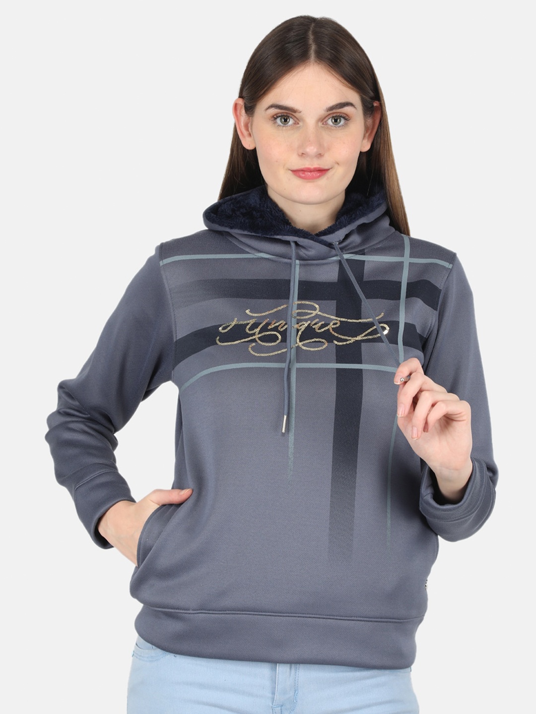 

Monte Carlo Women Grey Sweatshirt